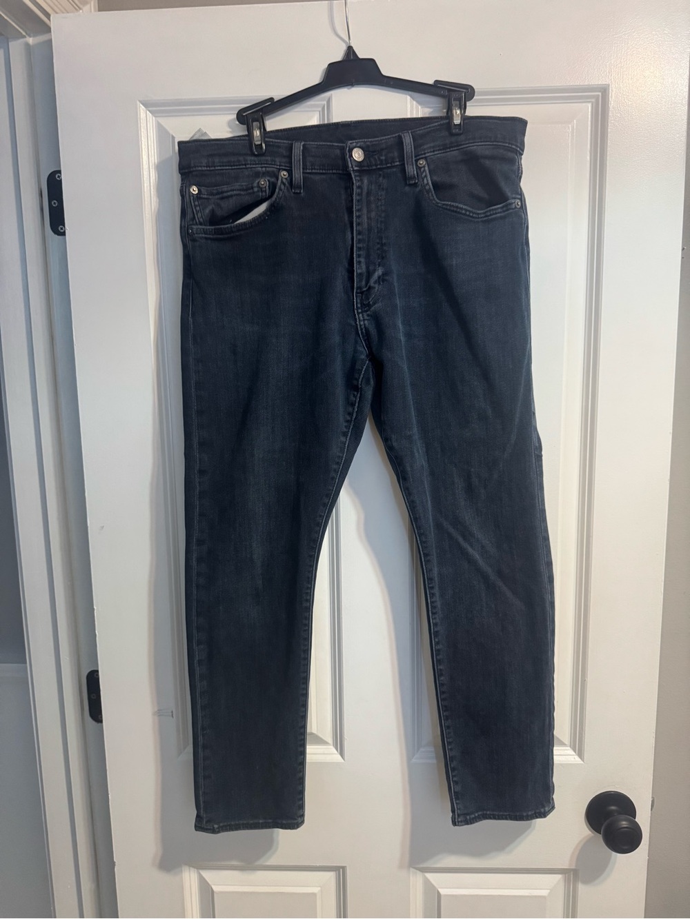 Mens Dark Blue Levi 512 Jeans